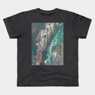 Acrylic pouring art Kids T-Shirt